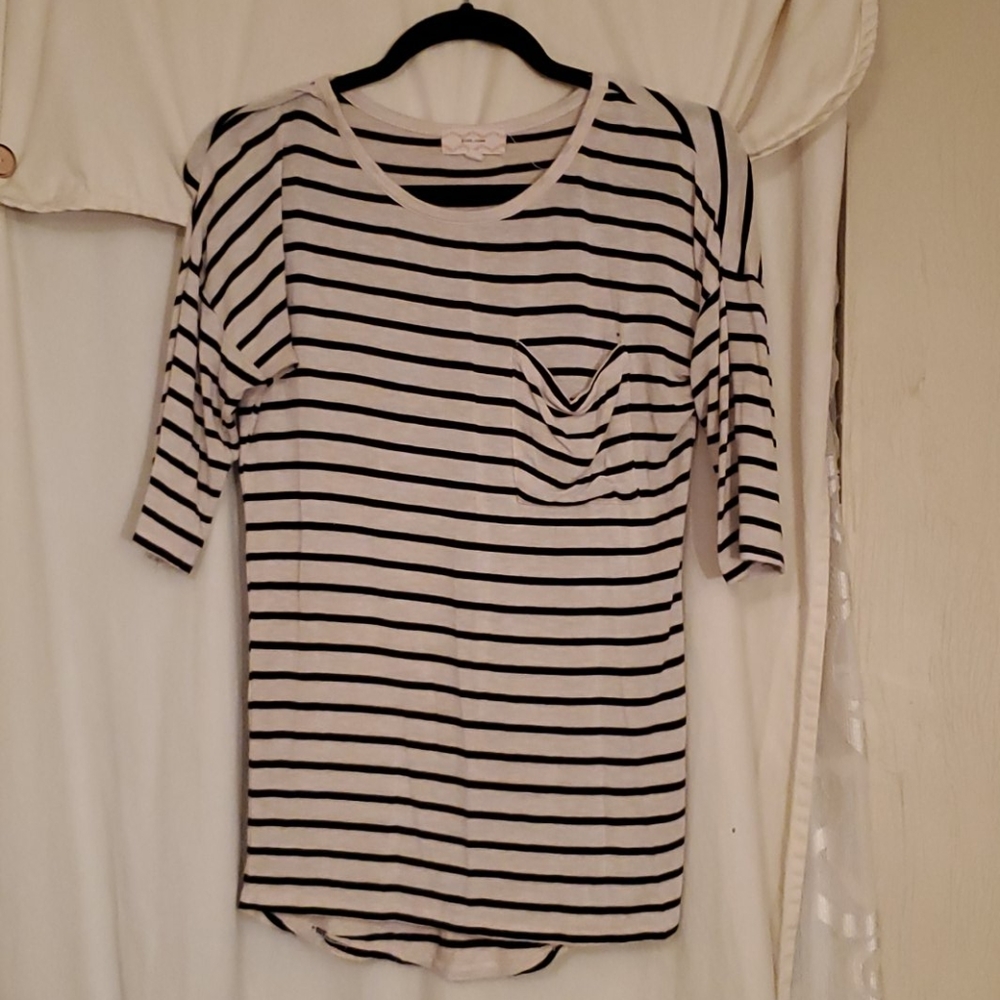 Pink Rose Quarter Length Shirt